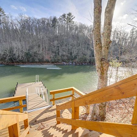 Lakeside Cashiers Cabin With Private Boat Dock! Cullowhee Exteriér fotografie