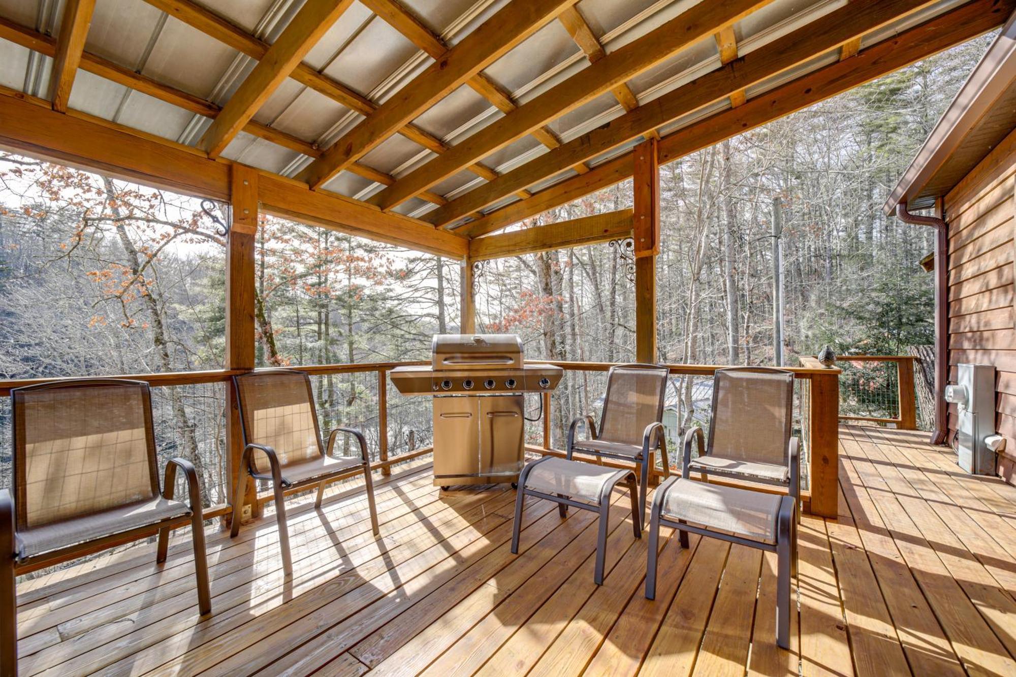Lakeside Cashiers Cabin With Private Boat Dock! Cullowhee Exteriér fotografie