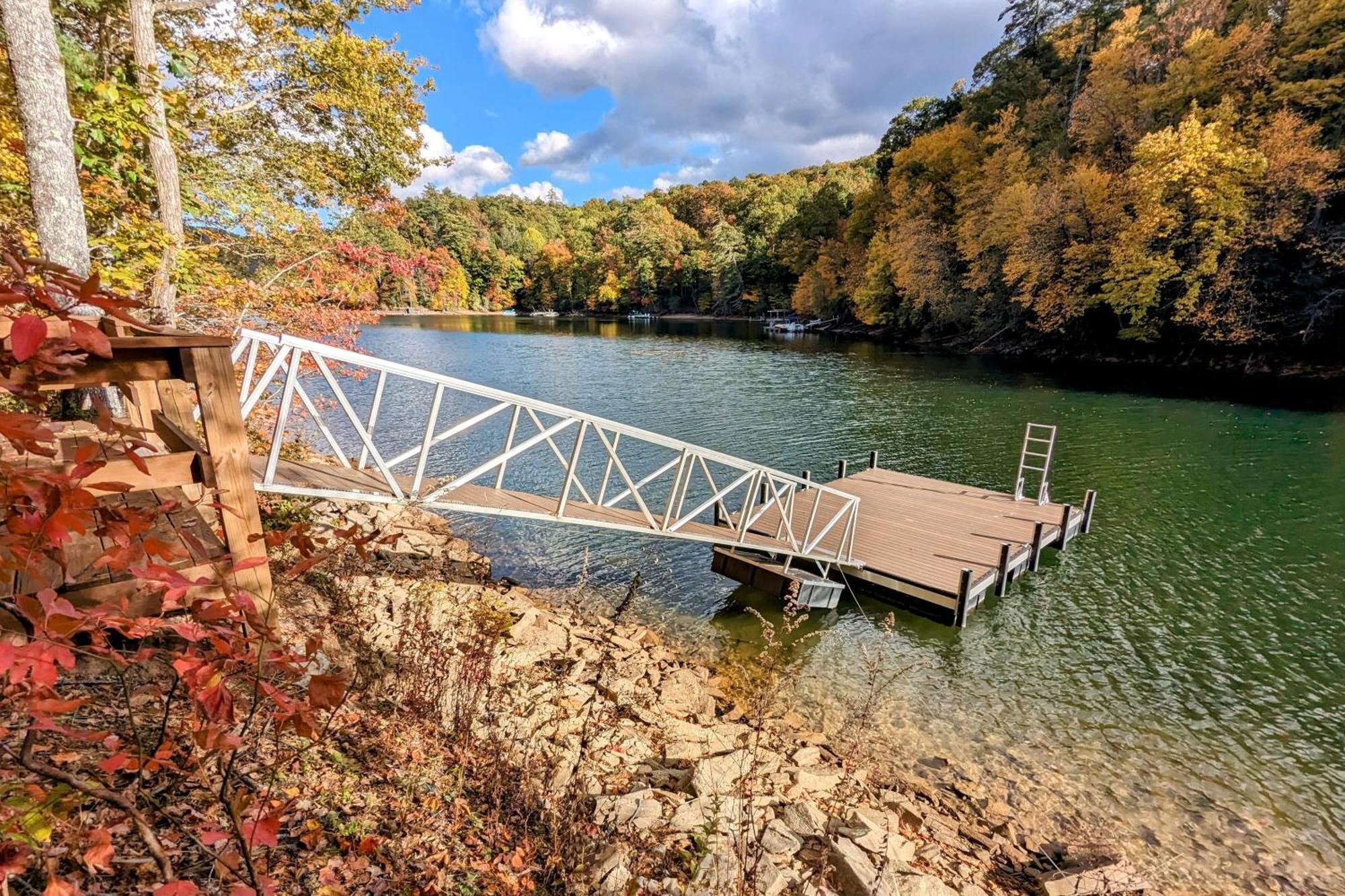 Lakeside Cashiers Cabin With Private Boat Dock! Cullowhee Exteriér fotografie